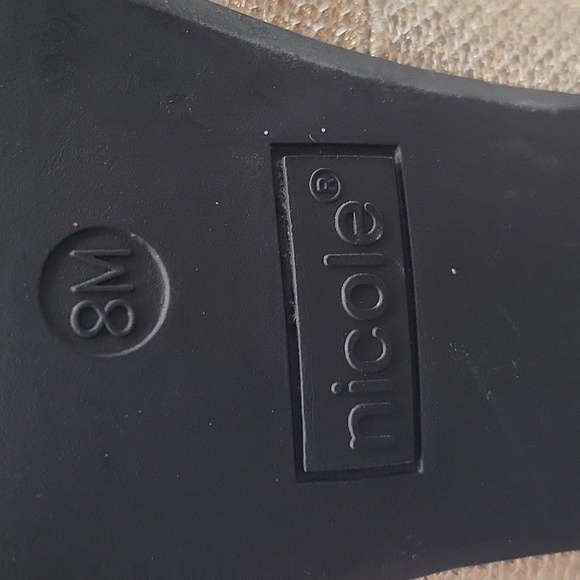 609- Nicole Platforms Heels Size 8 M - Picture 7 of 9